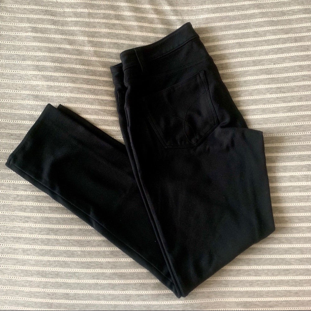 Calvin Klein Black Ponte Knit Pants
